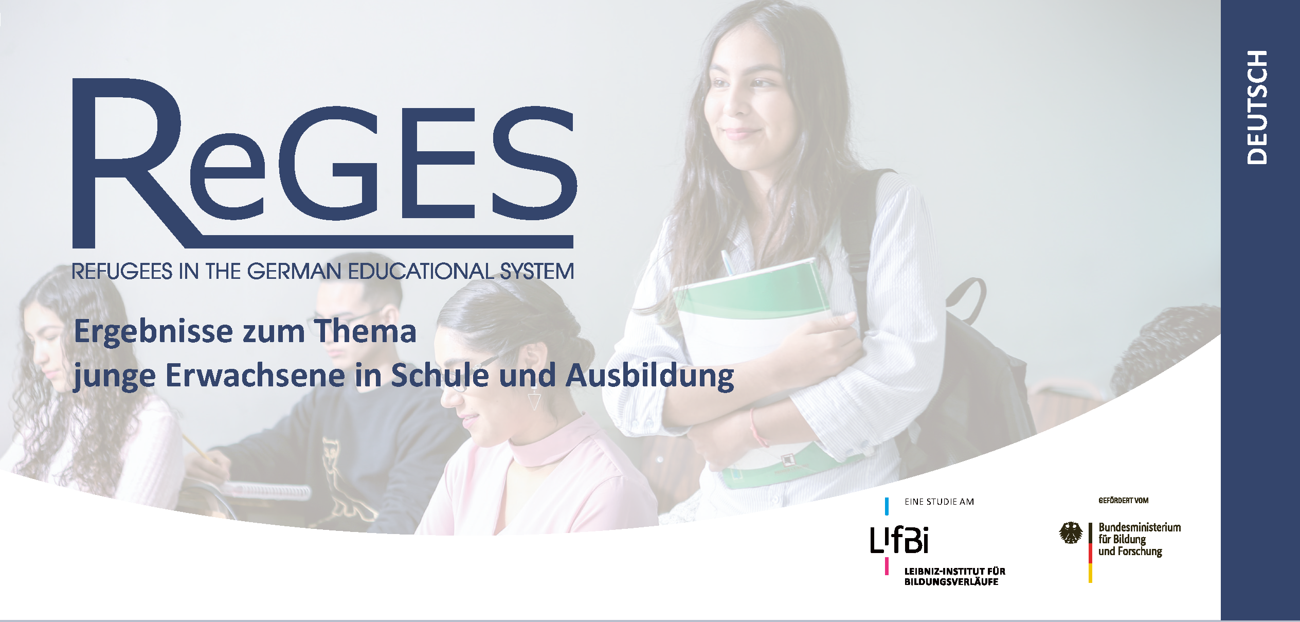 Ergebnisflyer 2022 für junge Erwachsene zur Studie ReGES (Deutsch)